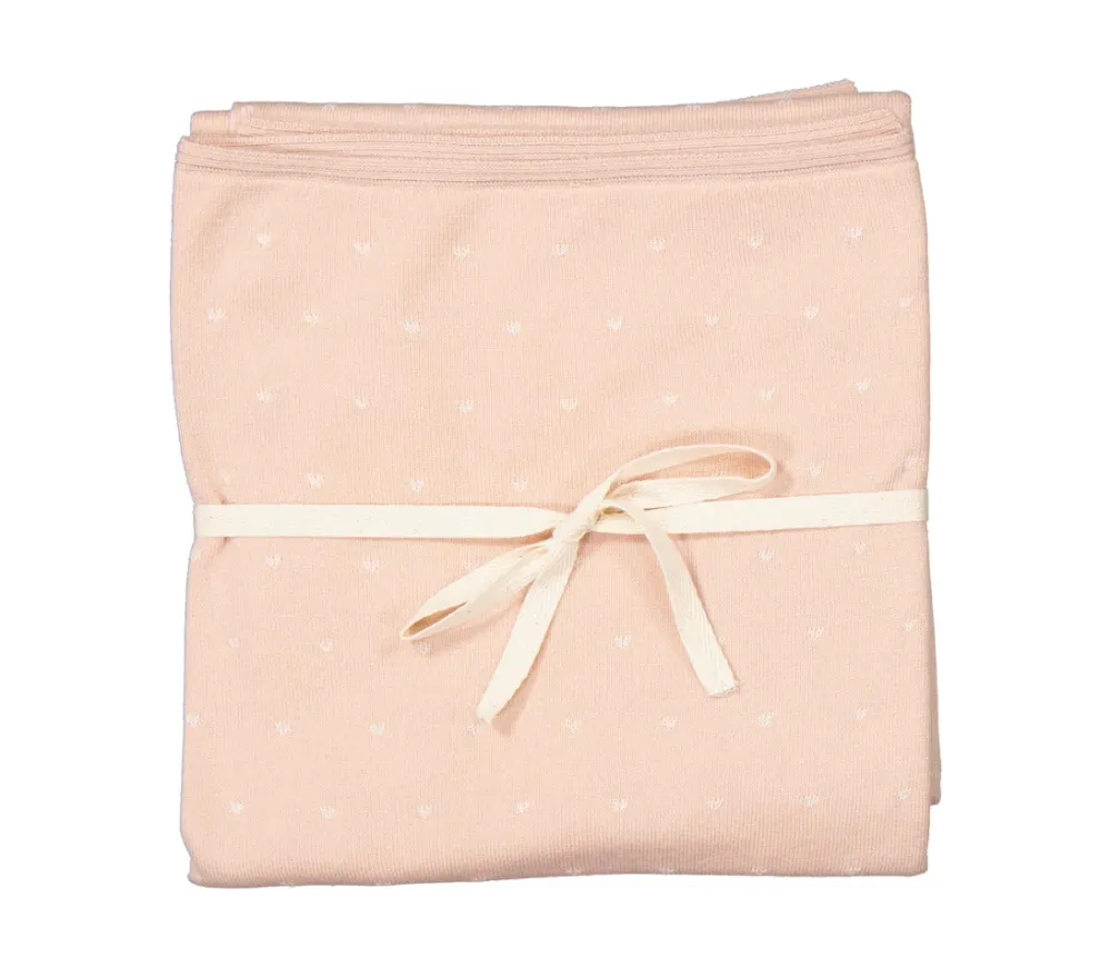 MarMar Copenhagen Tæpper>Alia, Taeppe Cream Taupe Hearts