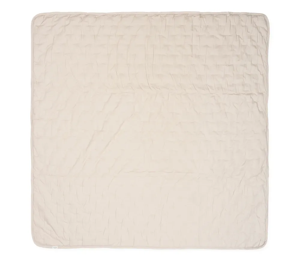 MarMar Copenhagen Tæpper>Alida Quilt Baby, Taeppe Grey Sand