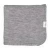 MarMar Copenhagen Tæpper>Alida, Uld Rib Baby Taeppe Grey Melange