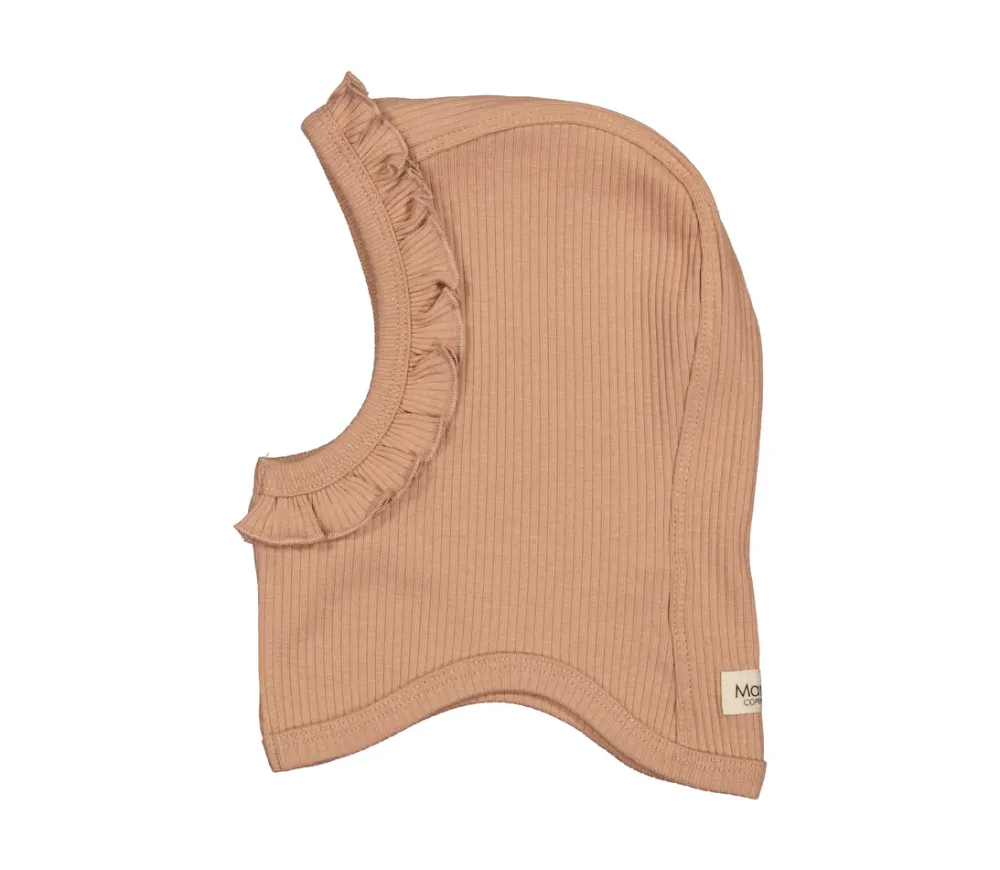 MarMar Copenhagen Accessories>Balaclava Frill, Elefanthue Rose Brown