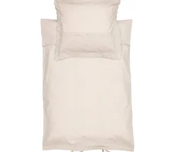 MarMar Copenhagen Sengetøj & Lagner>Bed Linen Scallop Baby, Sengetøj Grey Sand
