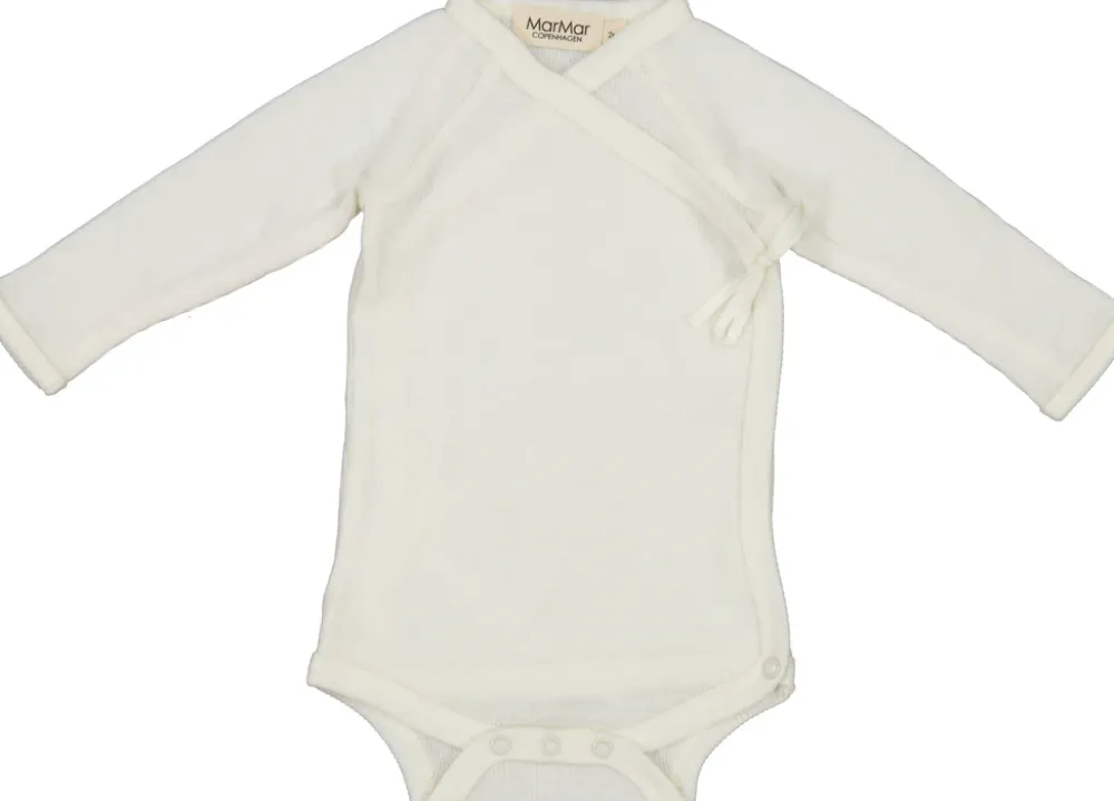 MarMar Copenhagen Bodyer>Belita, Uld Rib Bodystocking Natural