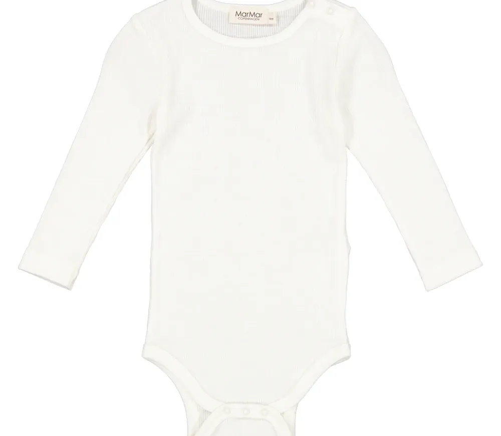 MarMar Copenhagen Uld>Bense, Uld Rib Bodystocking Natural