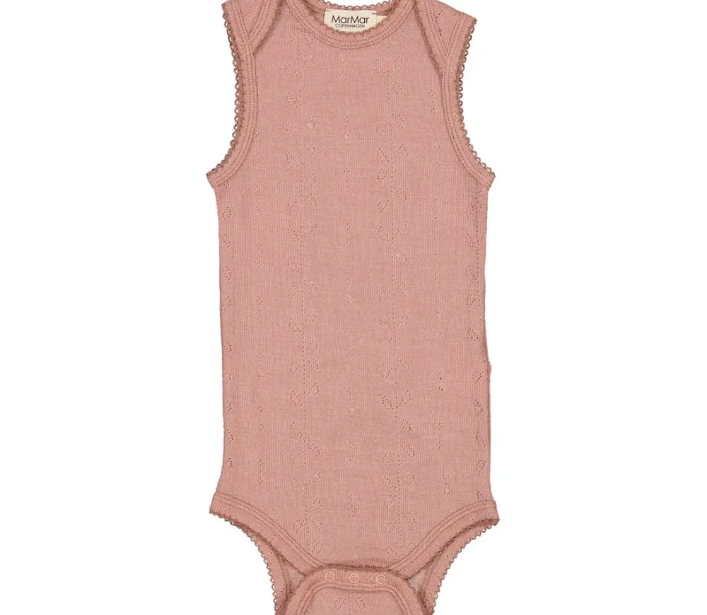 MarMar Copenhagen Uld>Bini, Bodystocking Burnt Rose