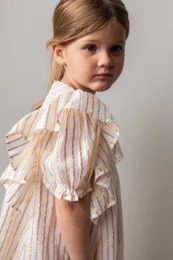 MarMar Copenhagen Overdele>Dailyn, Kjole Gold Stripes