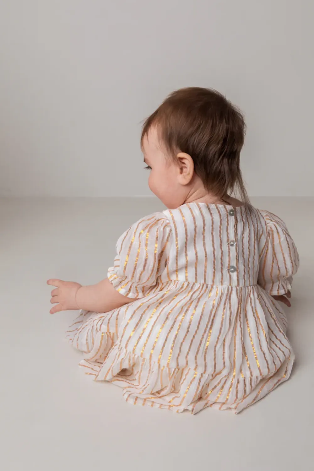 MarMar Copenhagen Kjoler>Damita, Kjole Gold Stripes