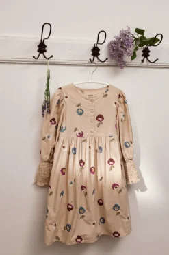 MarMar Copenhagen Overdele>Dura, Kjole Pansy Embroidery