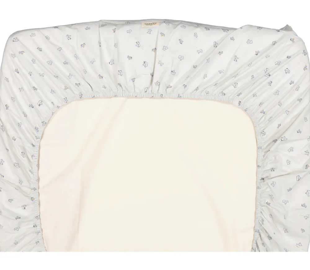 MarMar Copenhagen Sengetøj & Lagner>Fitted Sheet, Lagen Paper Boats