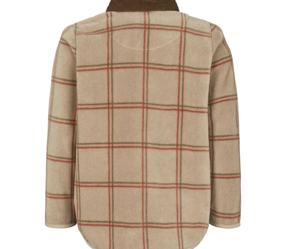 MarMar Copenhagen Fleece & Teddy>Jeko, Fleecetroje Cranberry Check
