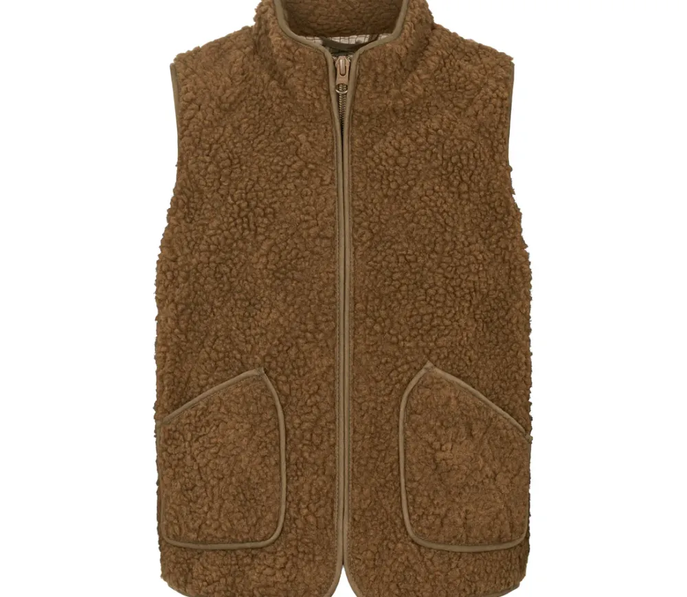 MarMar Copenhagen Overdele>Joby, Fleecevest Bark