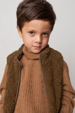 MarMar Copenhagen Overdele>Joby, Fleecevest Bark