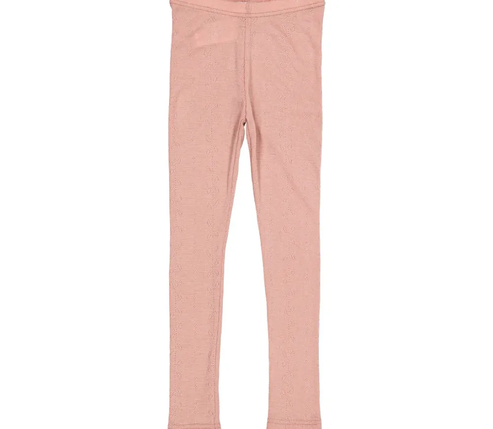 MarMar Copenhagen Uld>Leg, Leggings Burnt Rose