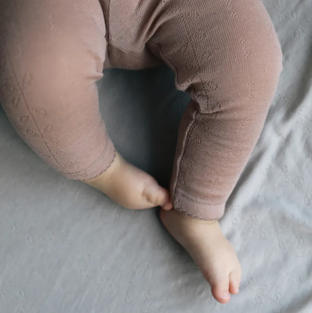 MarMar Copenhagen Uld>Leg, Leggings Burnt Rose
