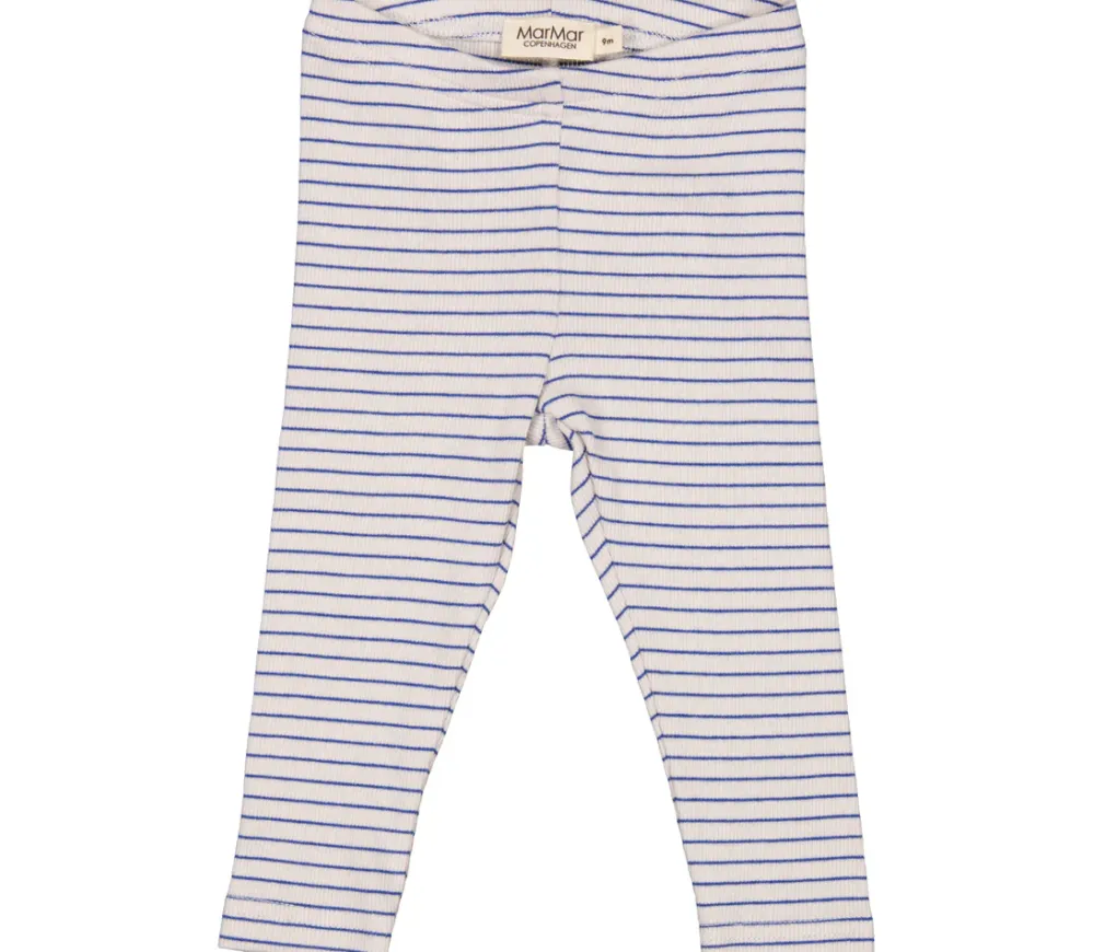 MarMar Copenhagen Underdele>Leg, Leggings Space Blue Stripe