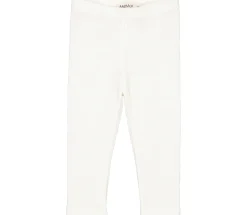 MarMar Copenhagen Underdele>Leg, Uld Rib Leggings Natural