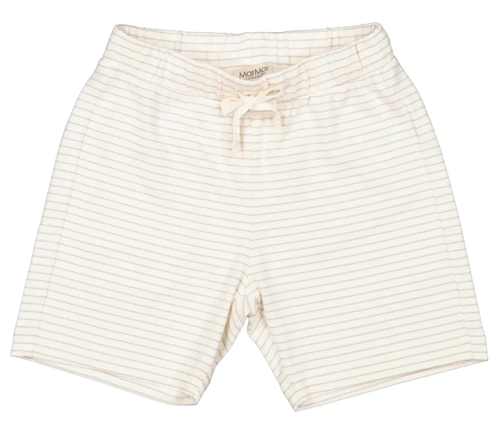 MarMar Copenhagen Underdele>Paulo, Shorts White Sage Stripe