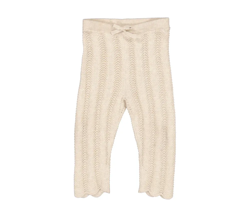 MarMar Copenhagen Strik>Piggie, Bukser Grey Sand Mel