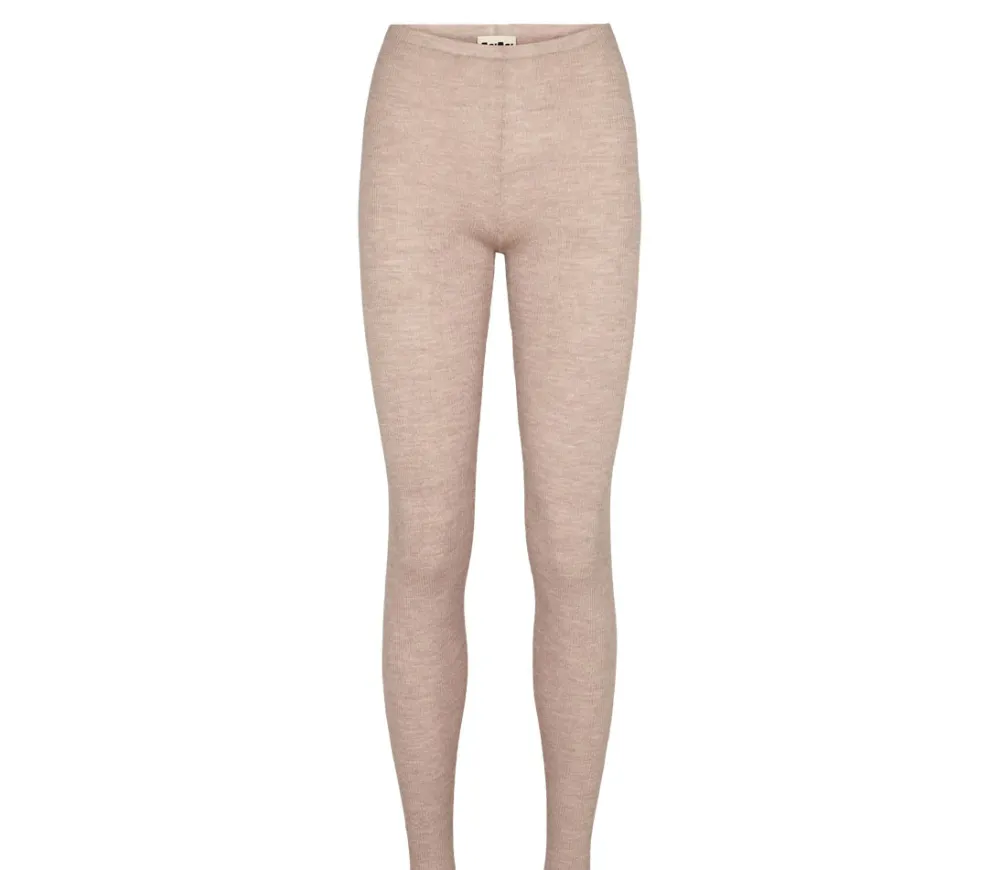 MarMar Copenhagen Strik>Pippi W, Leggings Nougat Melange