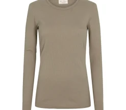MarMar Copenhagen T-Shirts>Plain Tee W, T-Shirt Driftwood