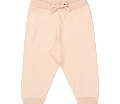 MarMar Copenhagen Strik>Pow, Bukser Cream Taupe Hearts