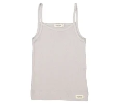 MarMar Copenhagen Uld>Strap Vest, Uld Pointelle Undertroje Soft Dove