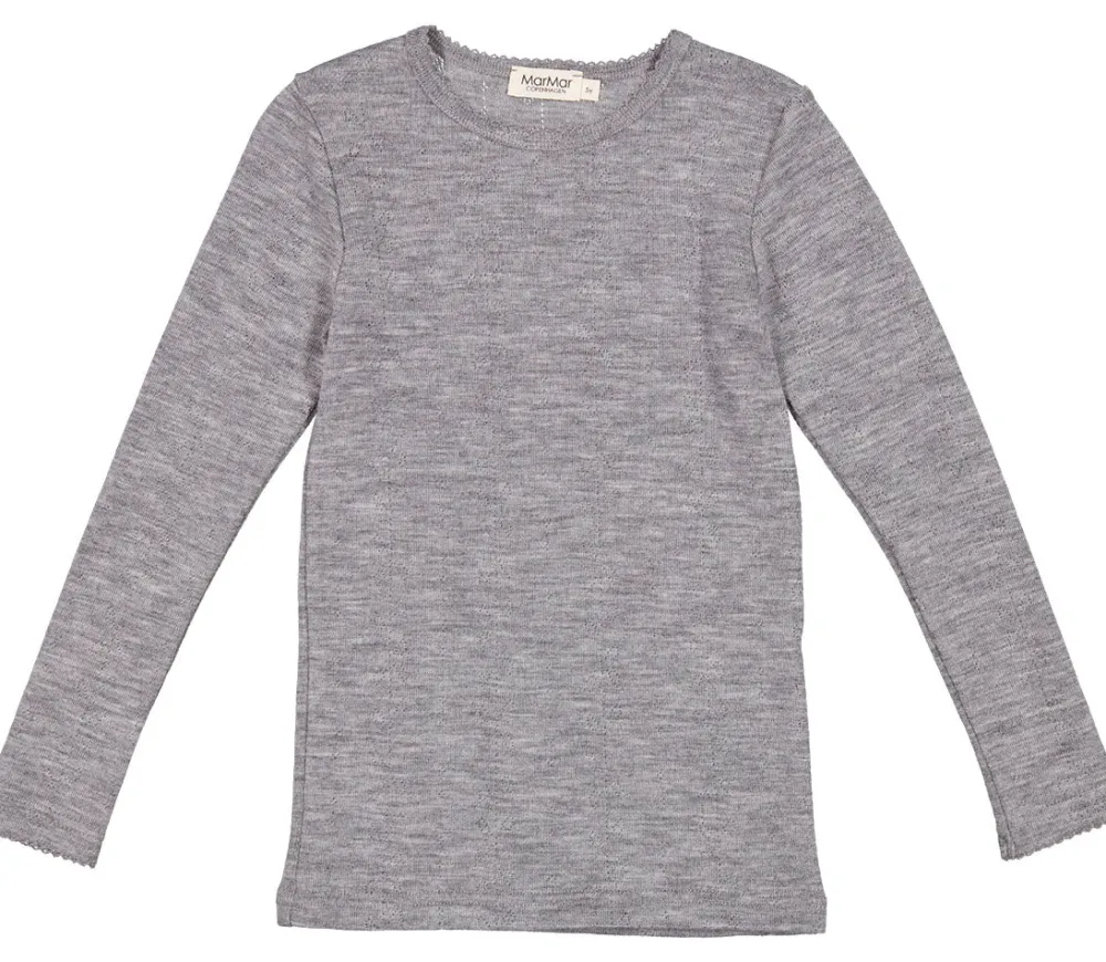 MarMar Copenhagen Overdele>Tamra, T-Shirt Grey Melange