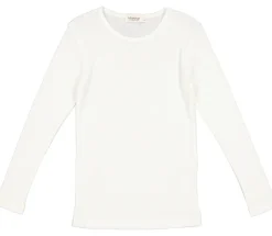 MarMar Copenhagen Overdele>Tamra, Uld Rib Bluse Natural