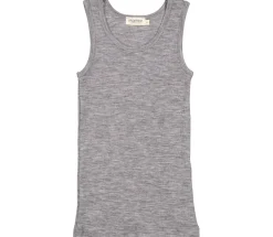 MarMar Copenhagen Undertøj>Tavi, Uld Rib Undertroje Grey Melange