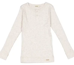 MarMar Copenhagen Overdele>Tee Ls, T-Shirt Beige Melange
