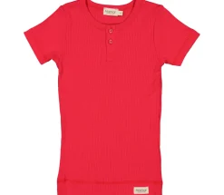 MarMar Copenhagen Overdele>Tee Ss, T-Shirt Red Currant