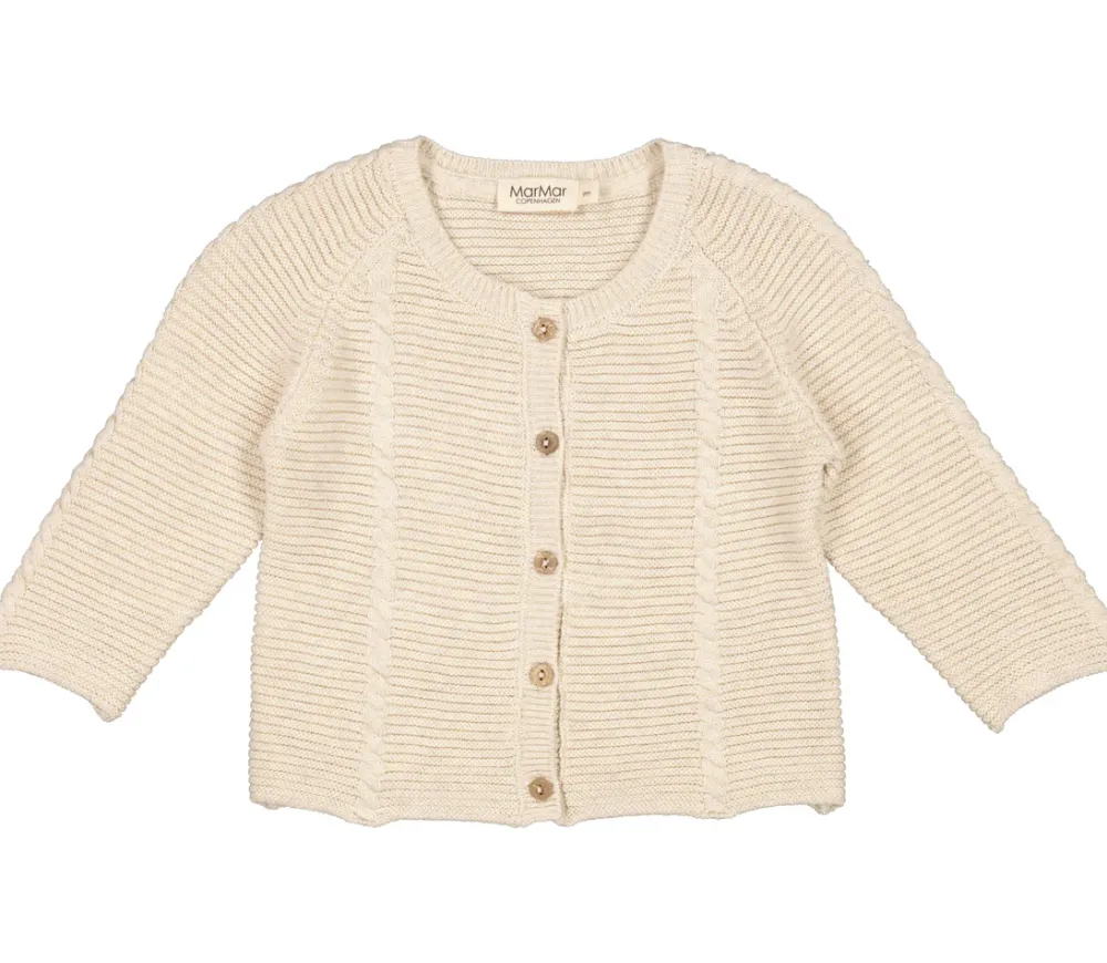 MarMar Copenhagen Overdele>Totti, Cardigan Grey Sand Mel