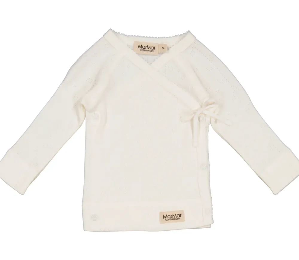 MarMar Copenhagen Overdele>Tut Wrap Ls, Bluse Cloud